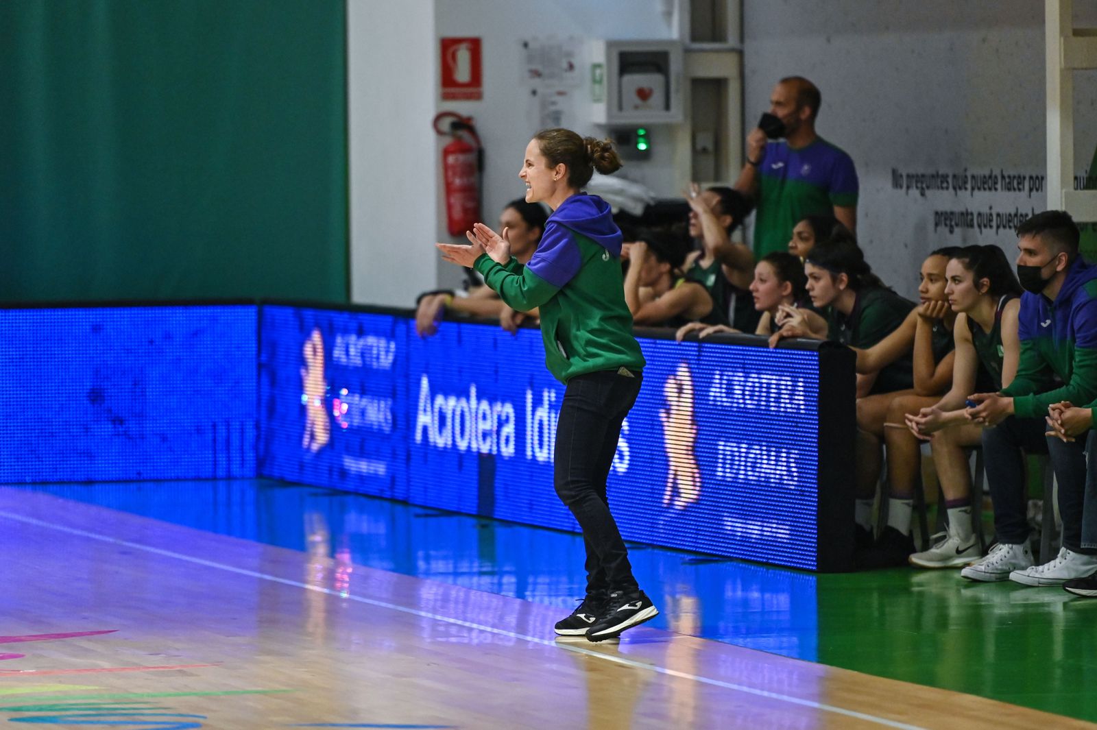 El Unicaja Femenino-Laboratorios Ynsadiet Leganés, en fotos