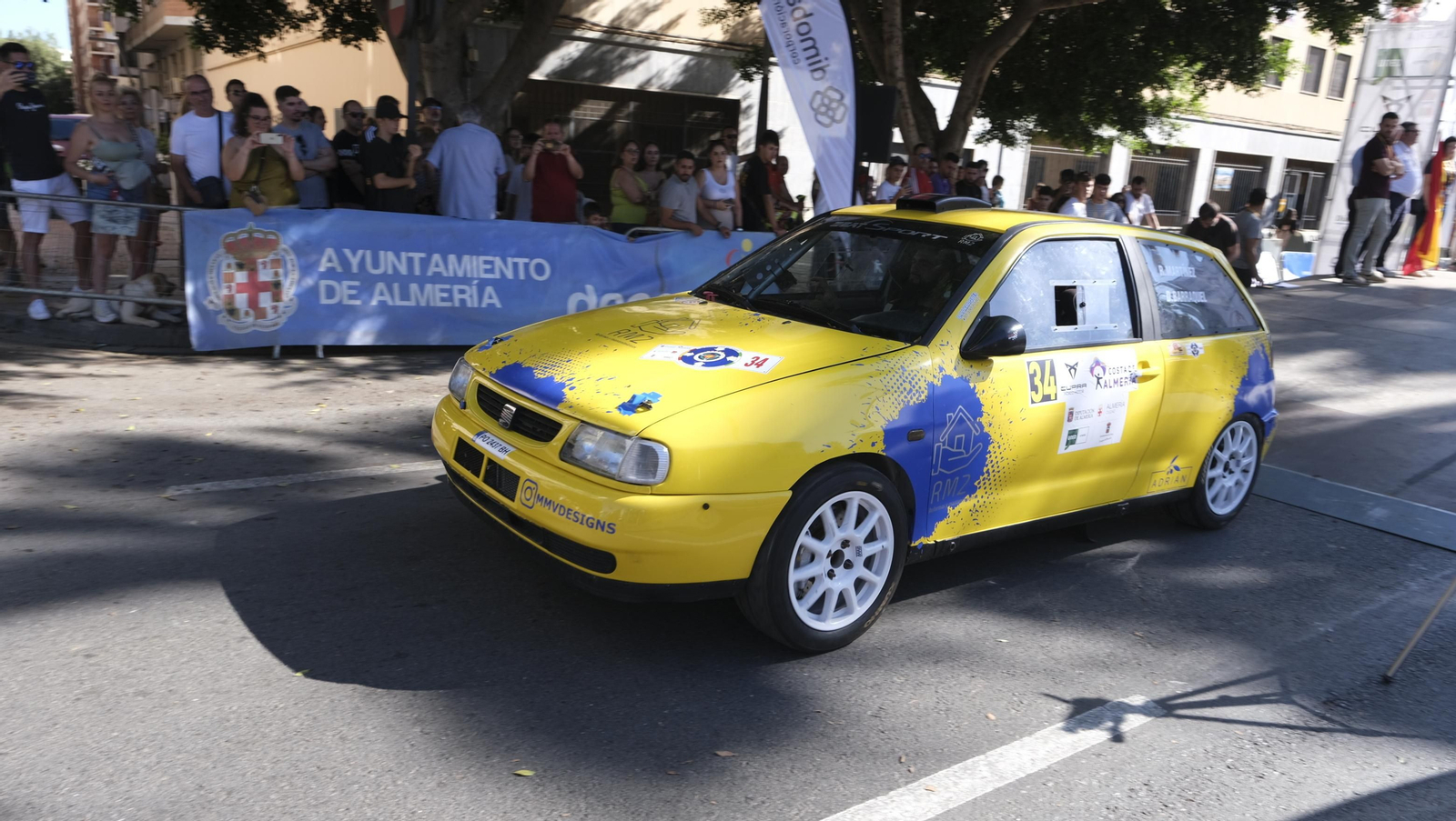 Imágenes de la salida del Rallye Costa de Almería