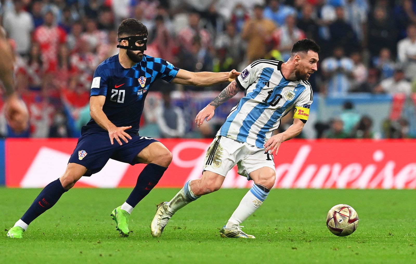 Las fotos de Messi contra Croacia
