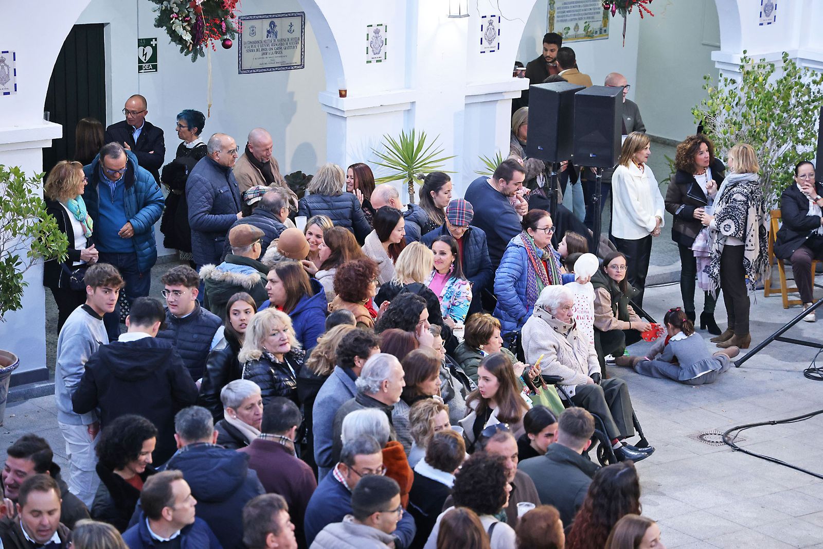 Imágenes de la Zambombaen la Hermandad del Rocío de Huelva