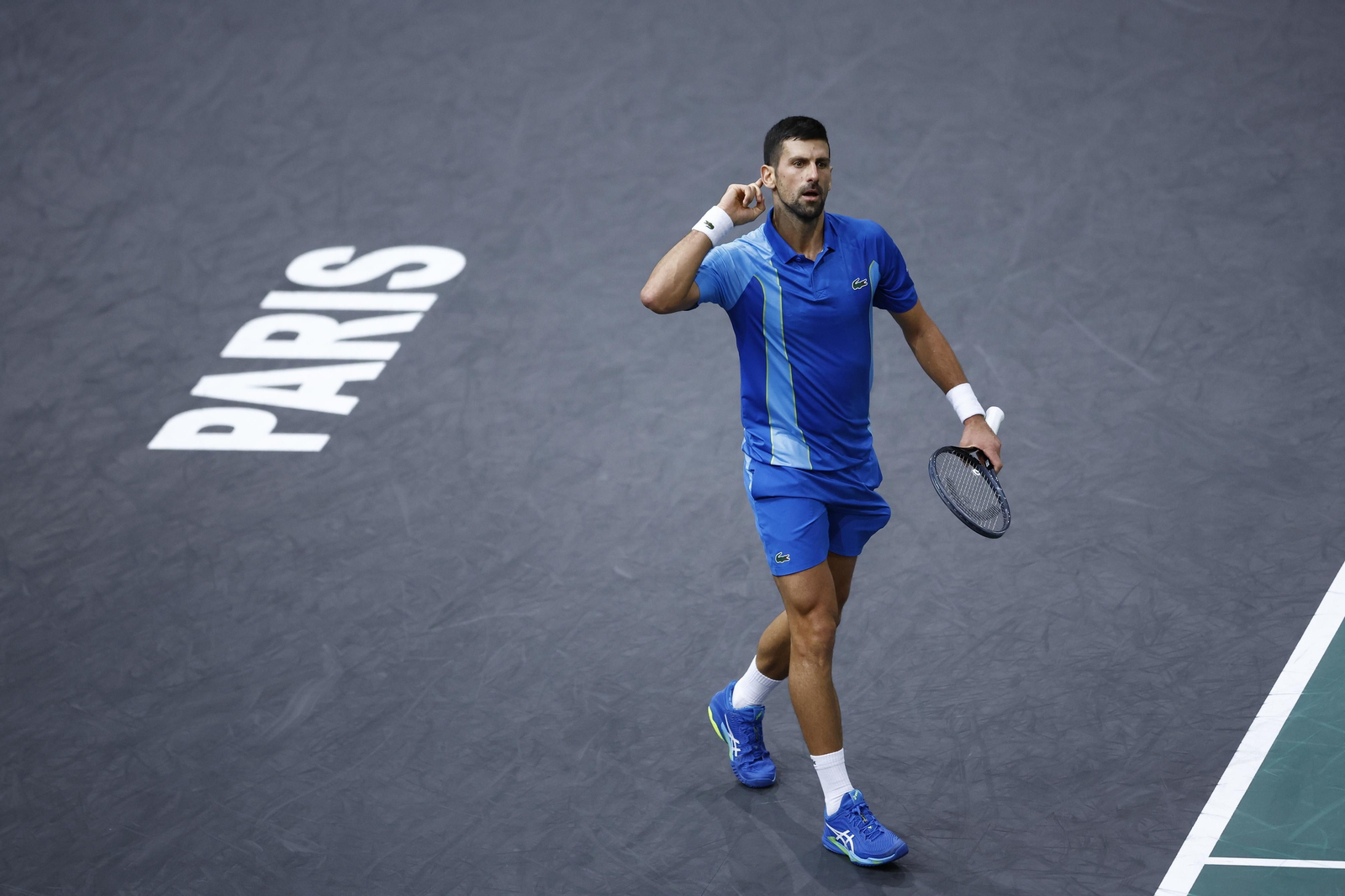 Novak Djokovic, en París. Novak Djokovic, en París.