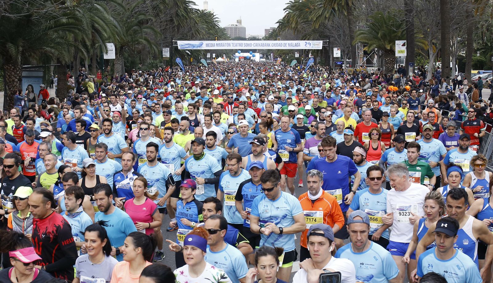 Las imágenes de la 29ª edición de la Media Maratón de Málaga