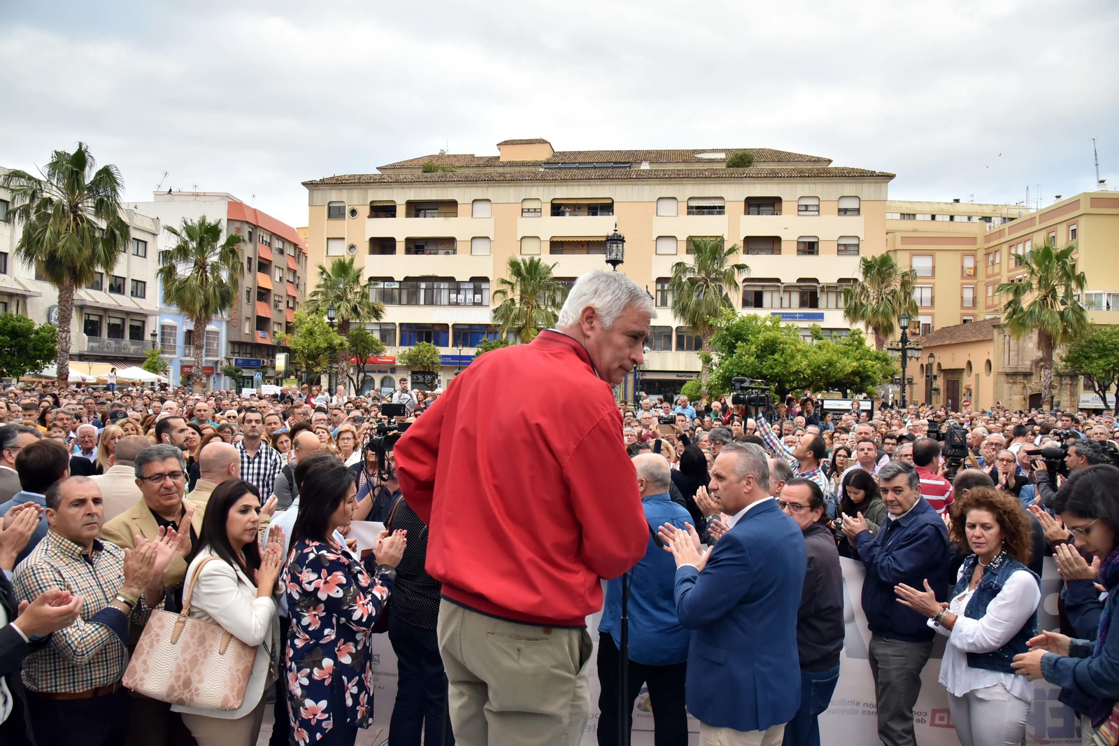 Las imágenes de la manifestación en la Plaza Alta de Algeciras