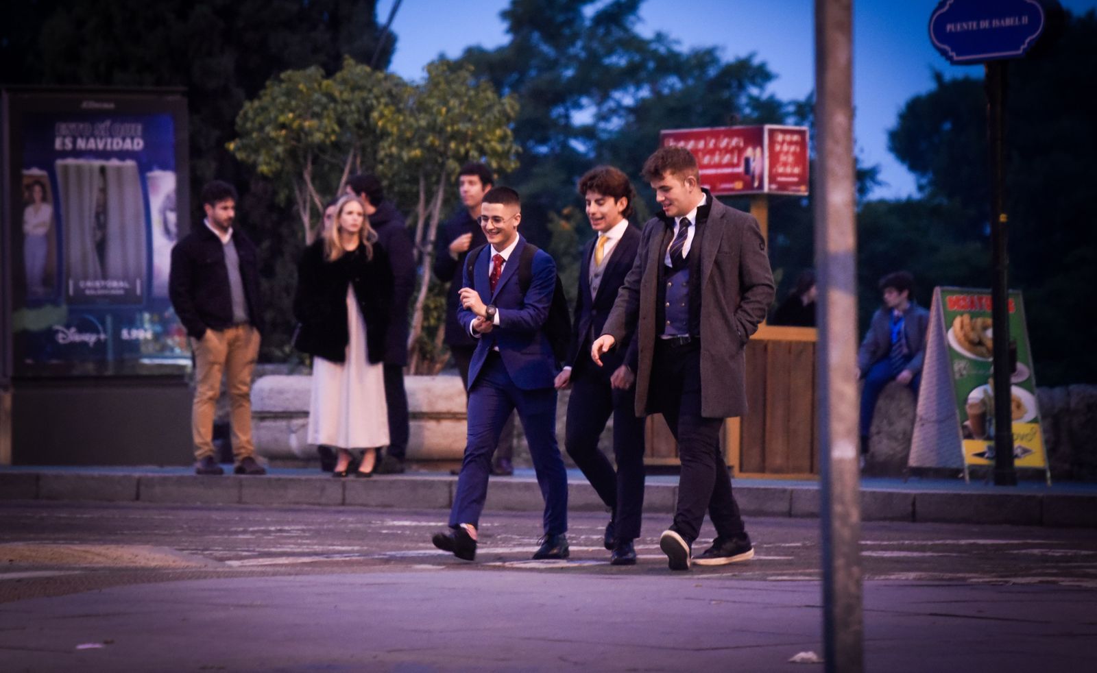 Imágenes de la madrugada de Nochevieja 2024, en Sevilla