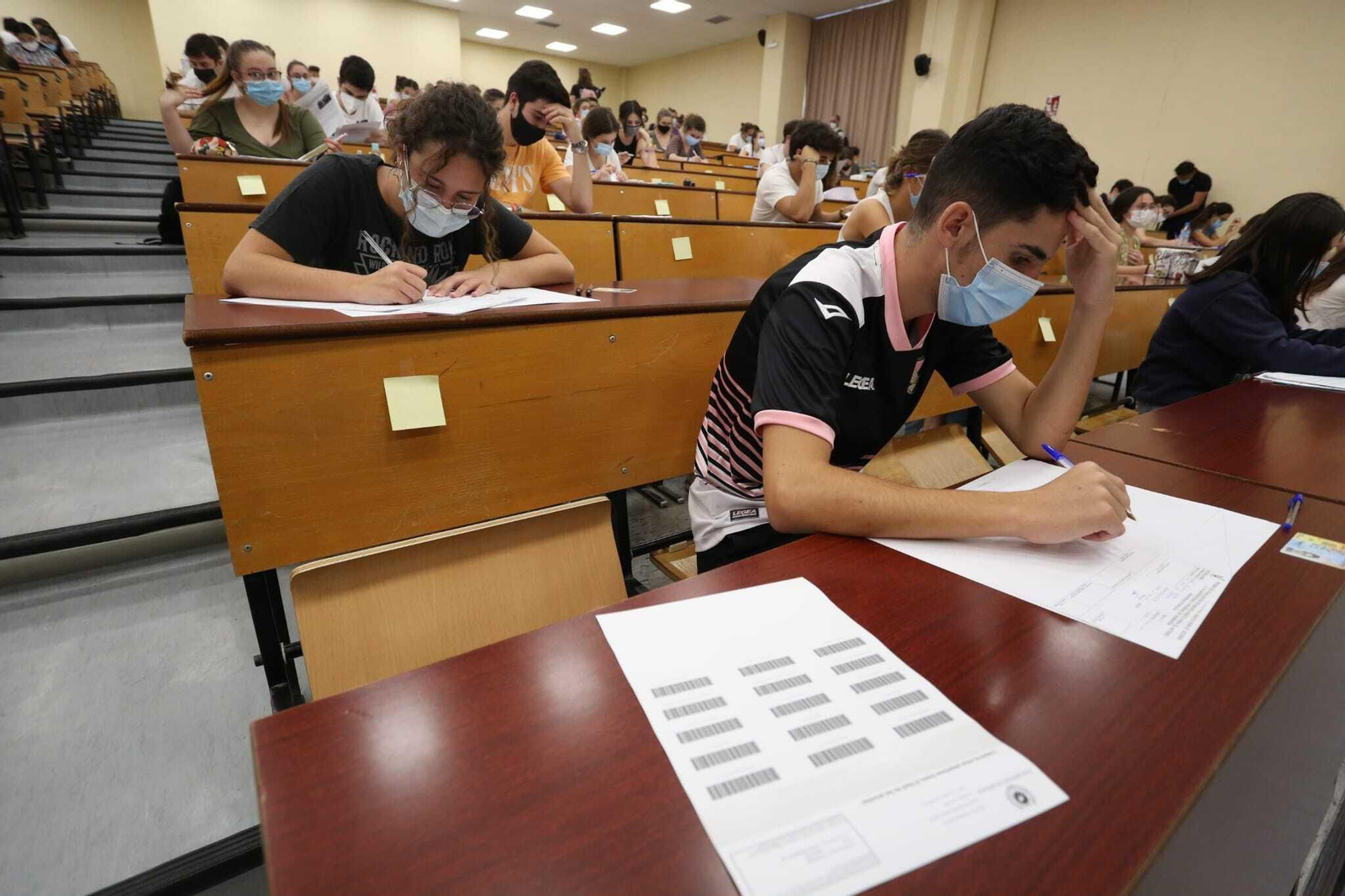 Arranca la Selectividad del coronavirus y las mascarillas en Málaga, en fotos