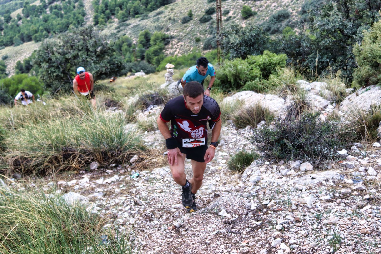 Una imagen de la carrera disputada este domingo en Huéscar