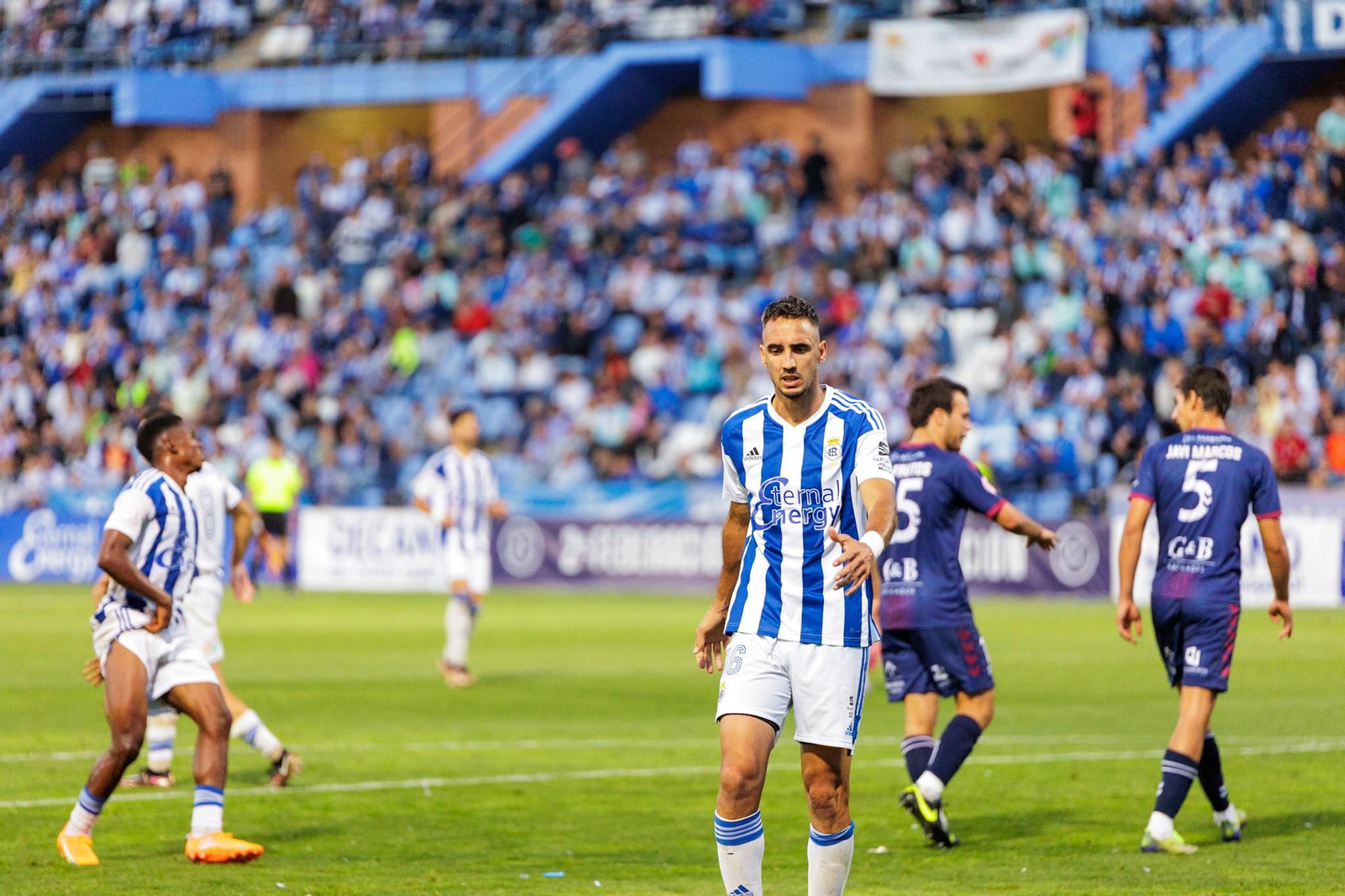Imágenes del partido entre el Recre y la Segoviana