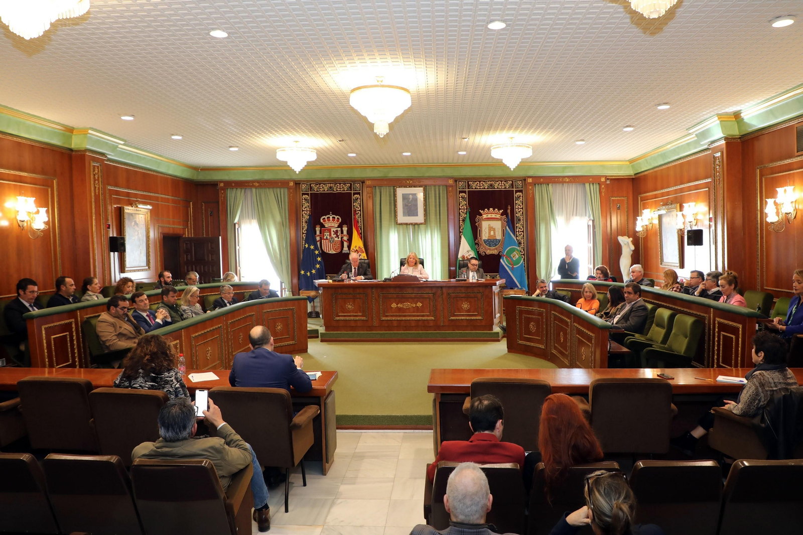 Pleno del Ayuntamiento de Marbella. Pleno del Ayuntamiento de Marbella.
