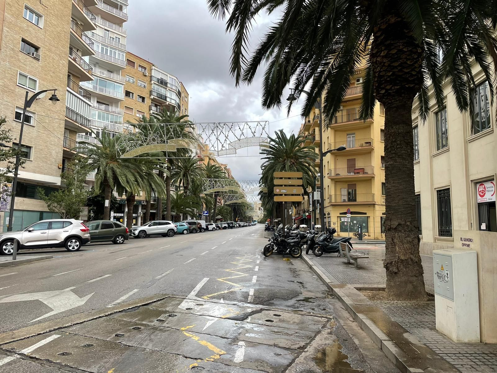 Así es el día de la amenzaza de DANA en Málaga