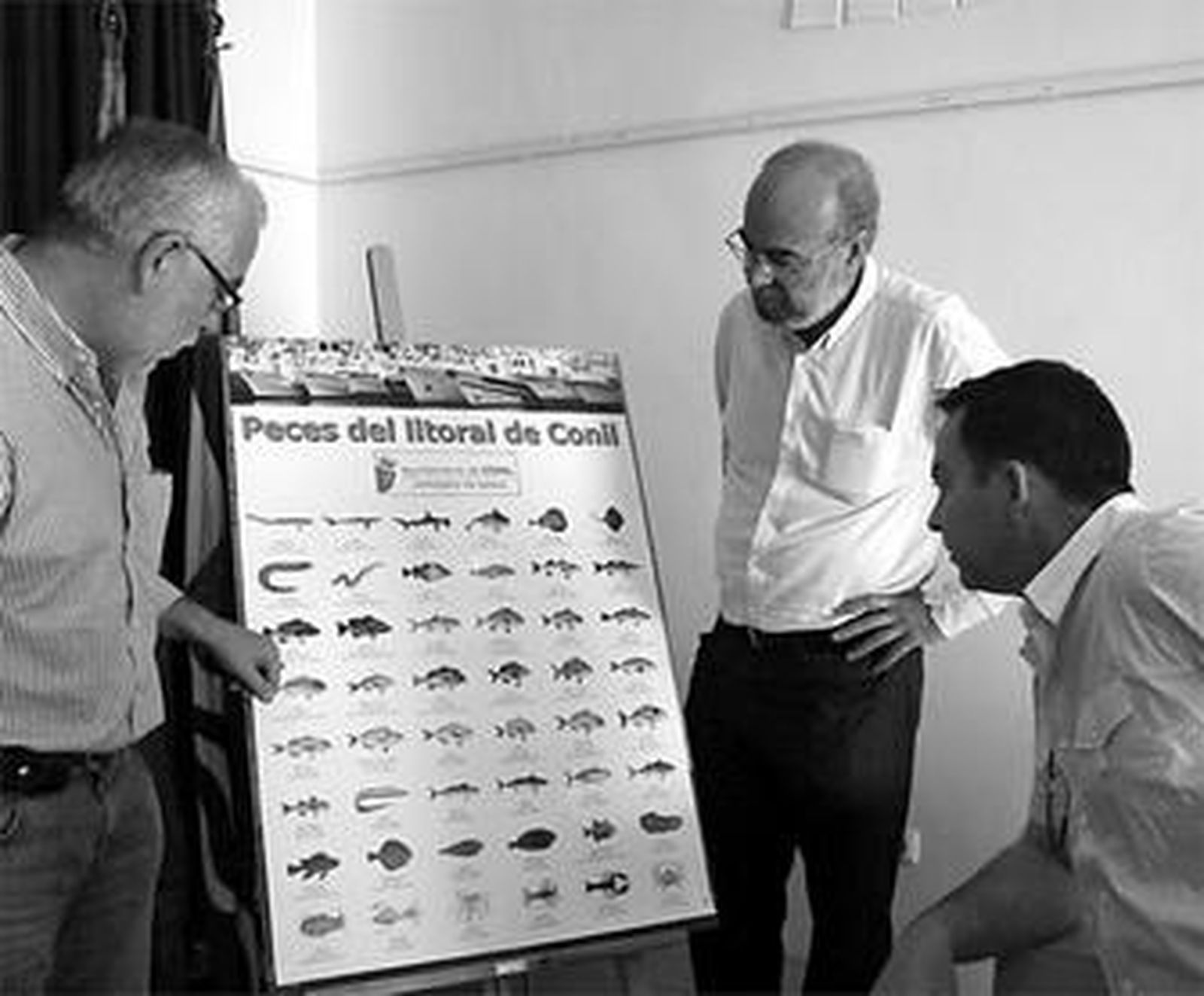 Un momento de la presentación de la nueva cartelería.