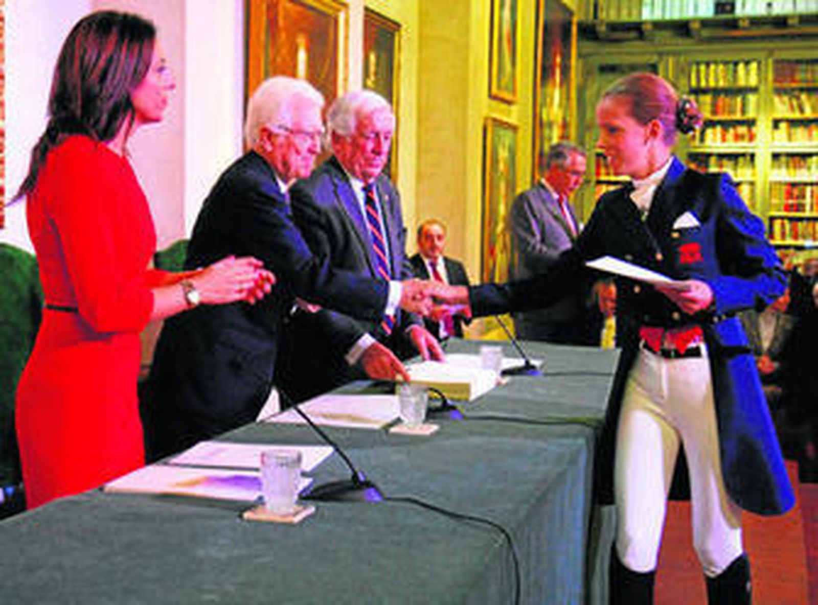 Rafael Atienza, durante el acto de entrega de ayer.