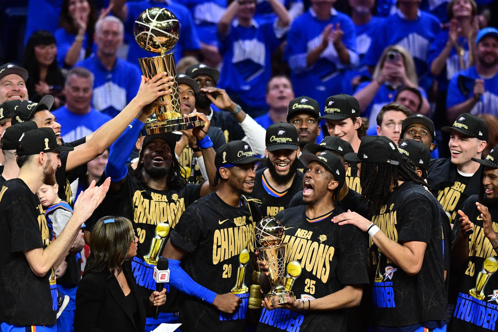 Las fotos del título de la NBA para Oklahoma City Thunder