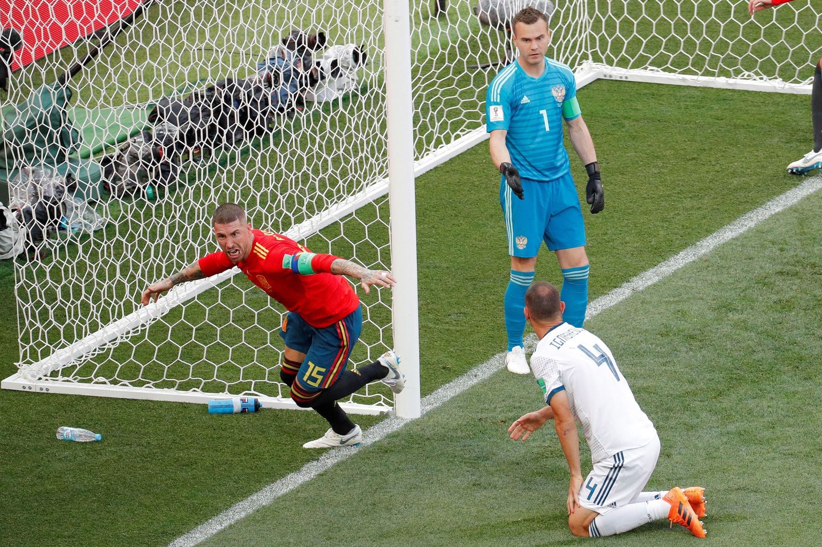 Las imágenes del España-Rusia