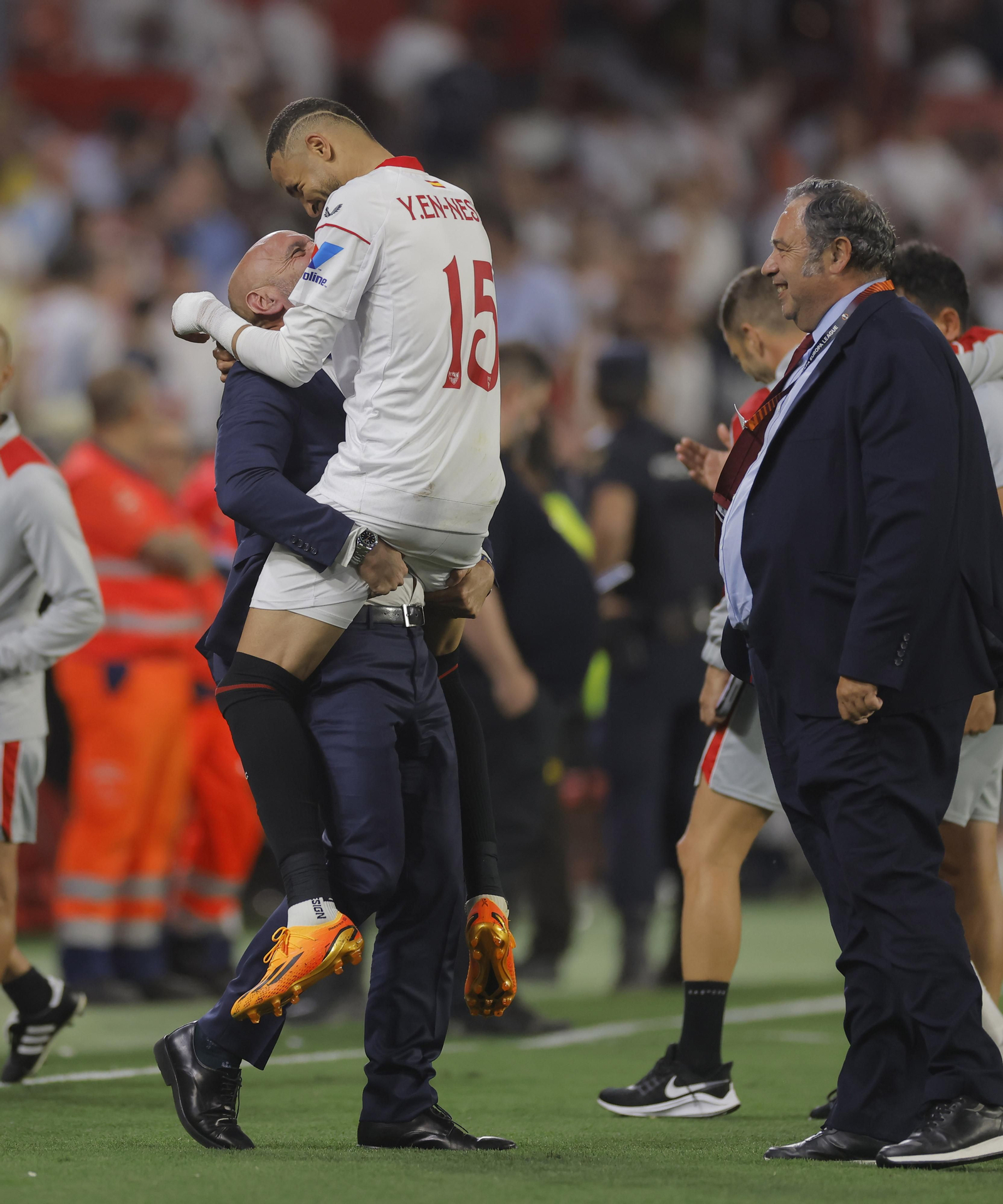 Las fotos del Sevilla-Manchester