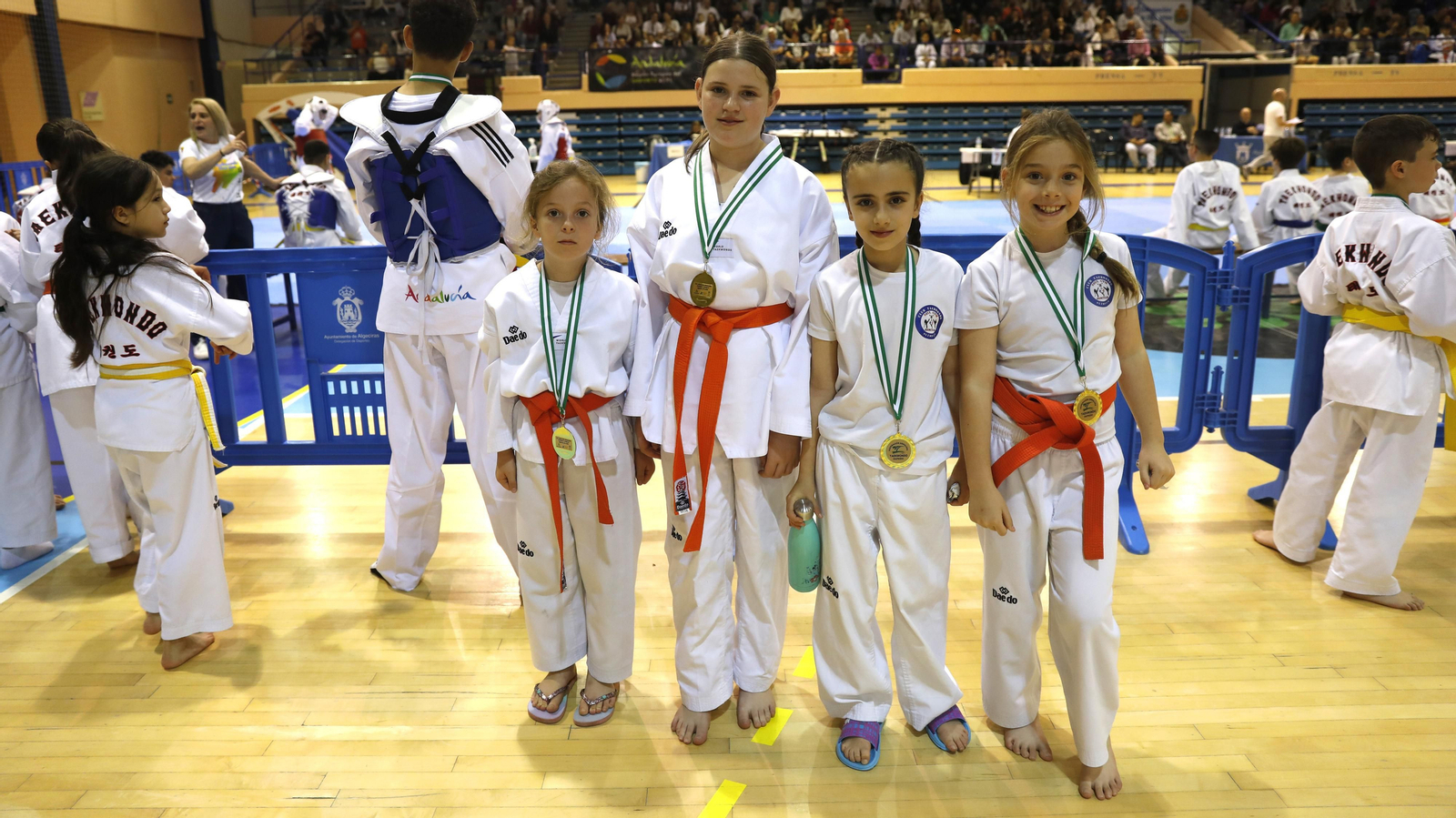 Jornada de torneo base de taekwondo olímpico
