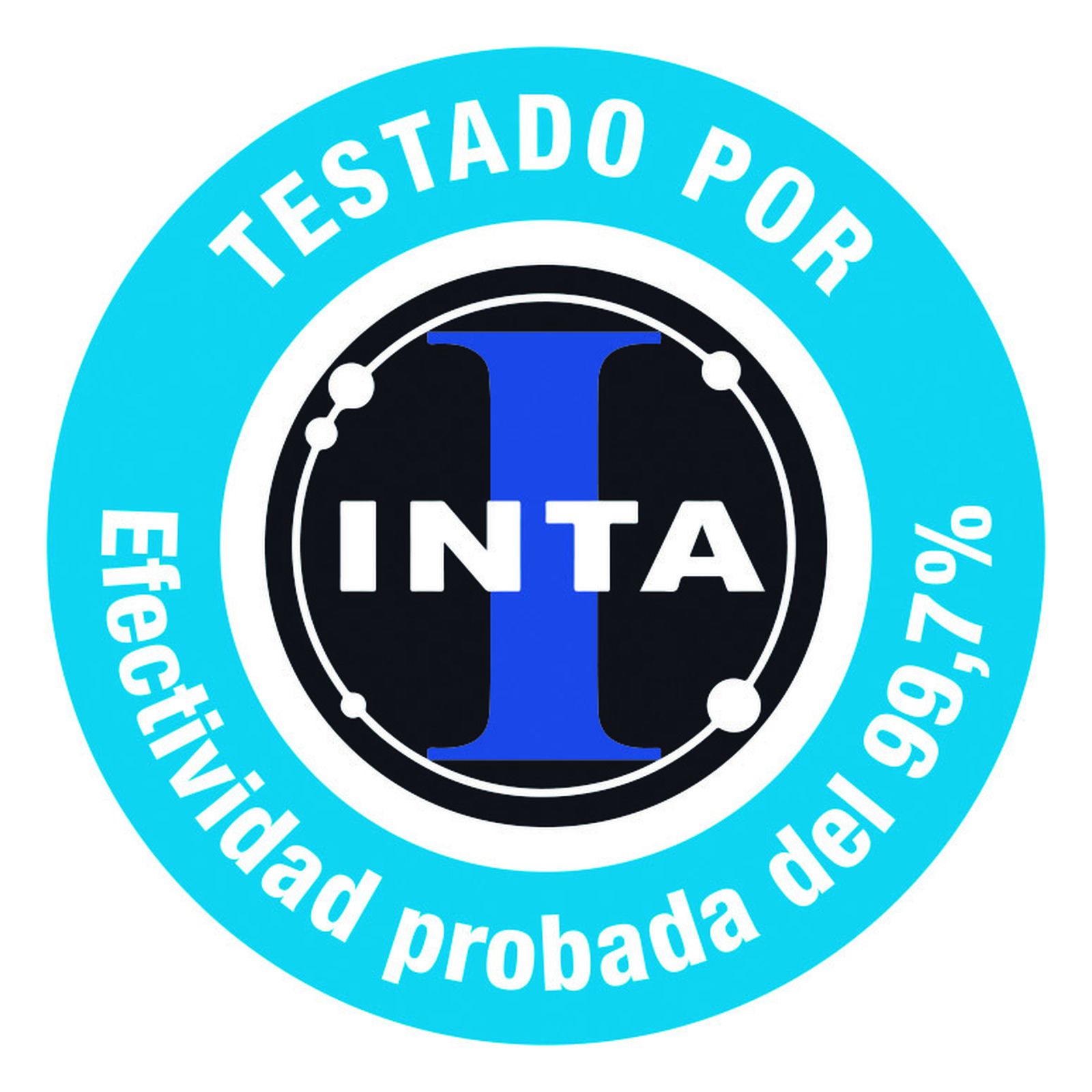 Efectividad probada del 99,7 %.