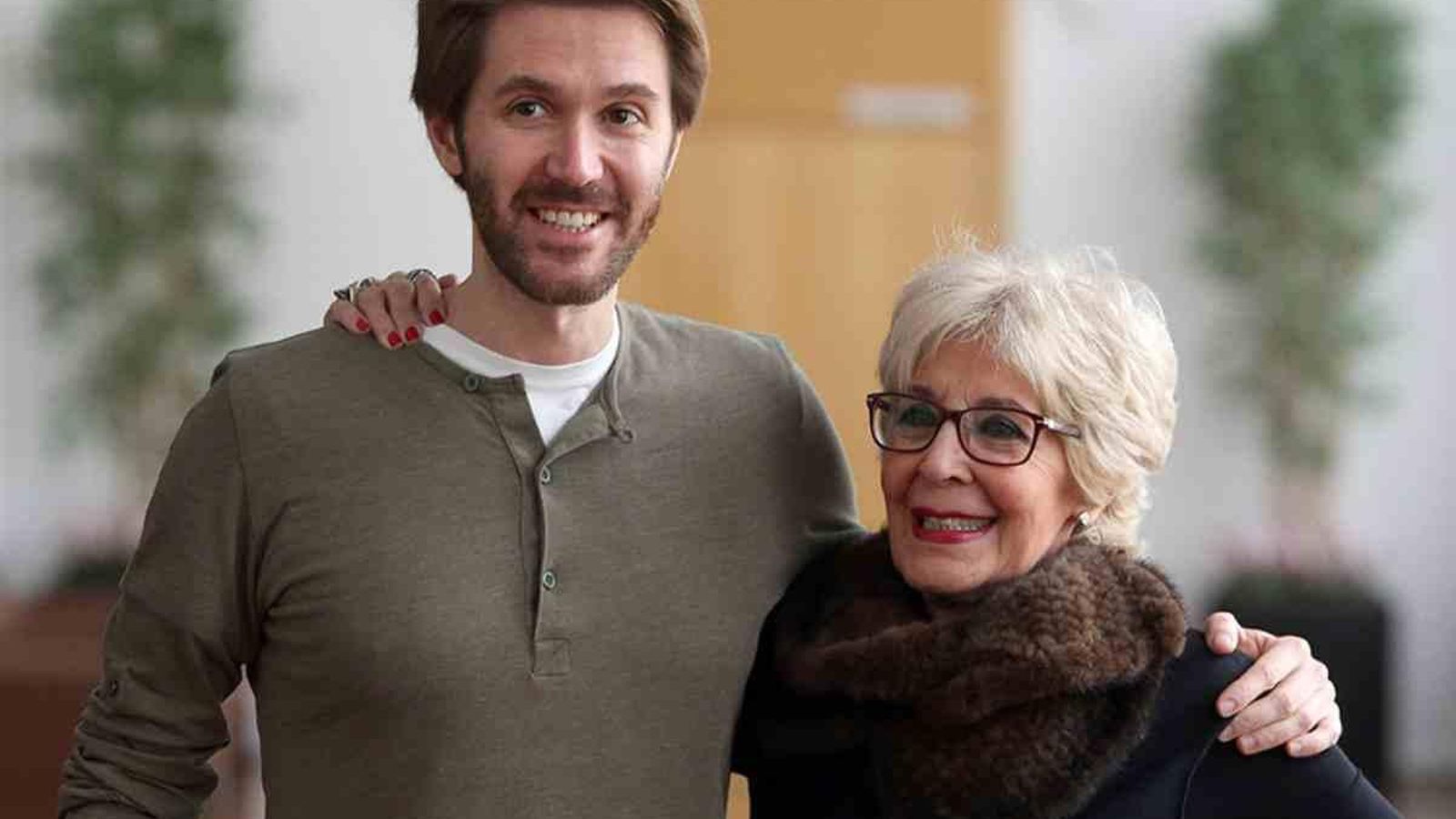 Concha con su primogénito, Manuel.