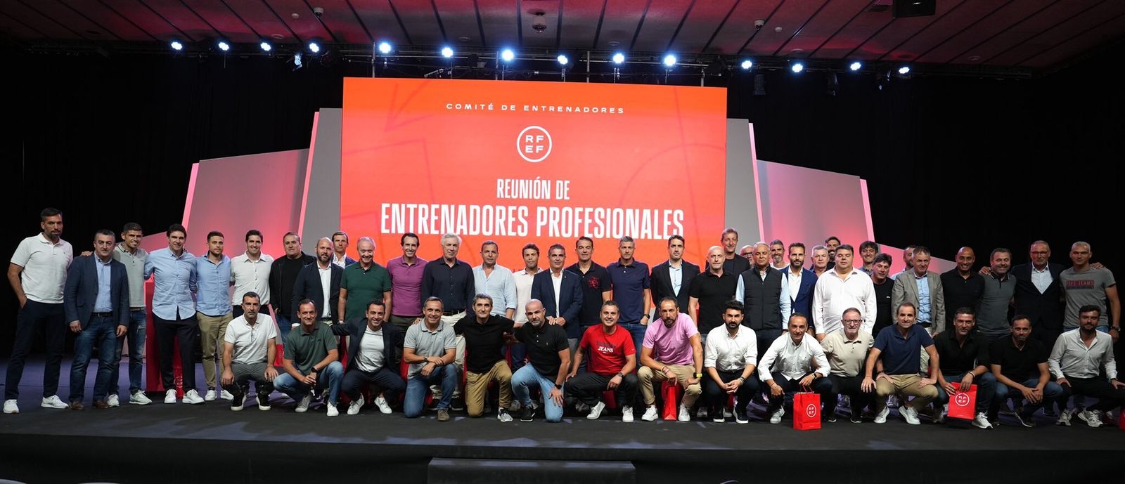 El encuentro de entrenadores celebrado en Madrid.