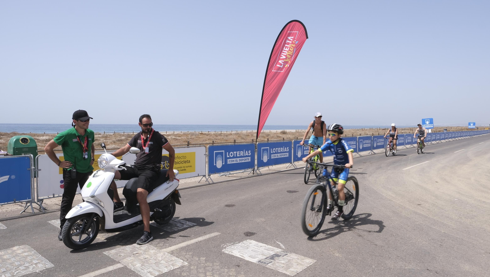 Imágenes de la etapa de la Vuelta a España con llegada en Cabo de Gata, Almería