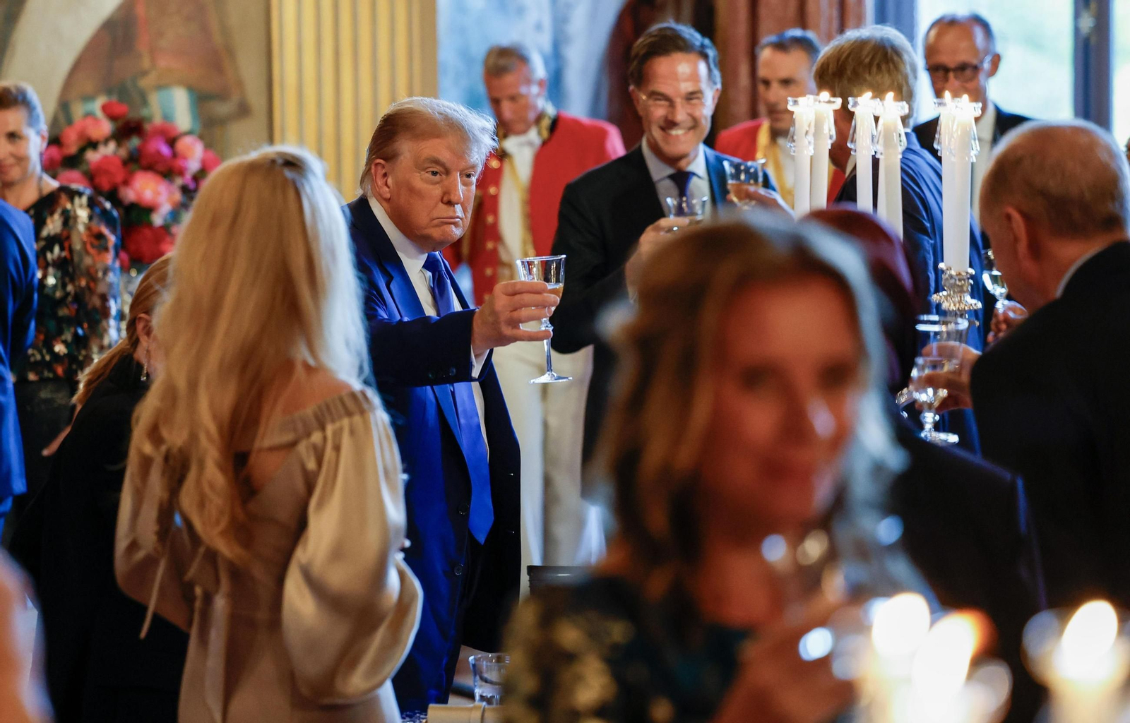 Las fotos de la cena inaugural de la cumbre de la OTAN en La Haya