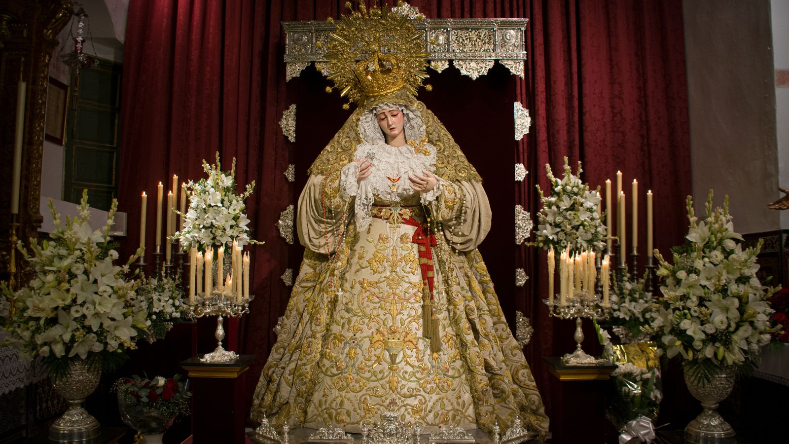 La veneración a la Virgen del Rosario de Montesión, en imágenes