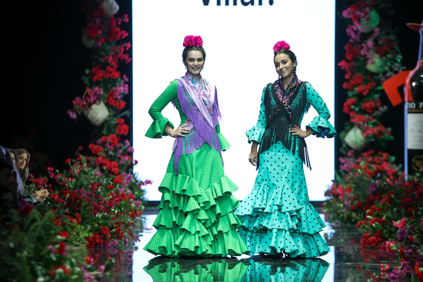 Desfile de Pilar Villar en la Pasarela Flamenca Tío Pepe Jerez 2024