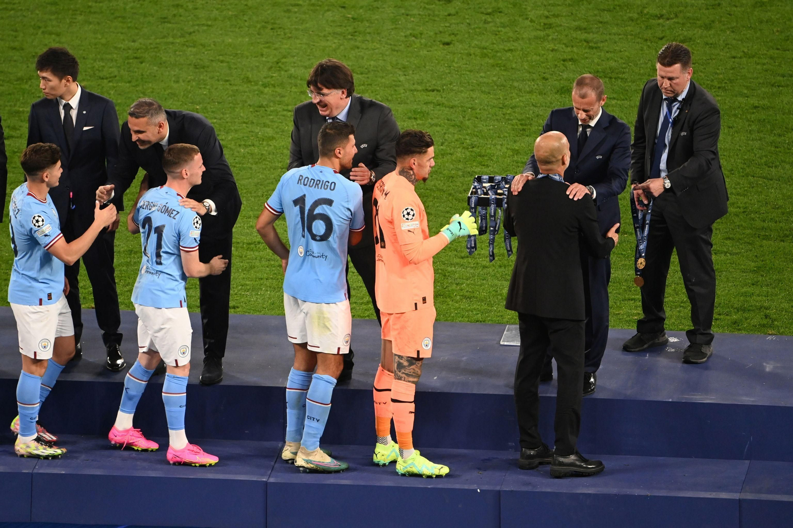Las imágenes de la fina de la Champions entre el Manchester City y el Inter de Milán