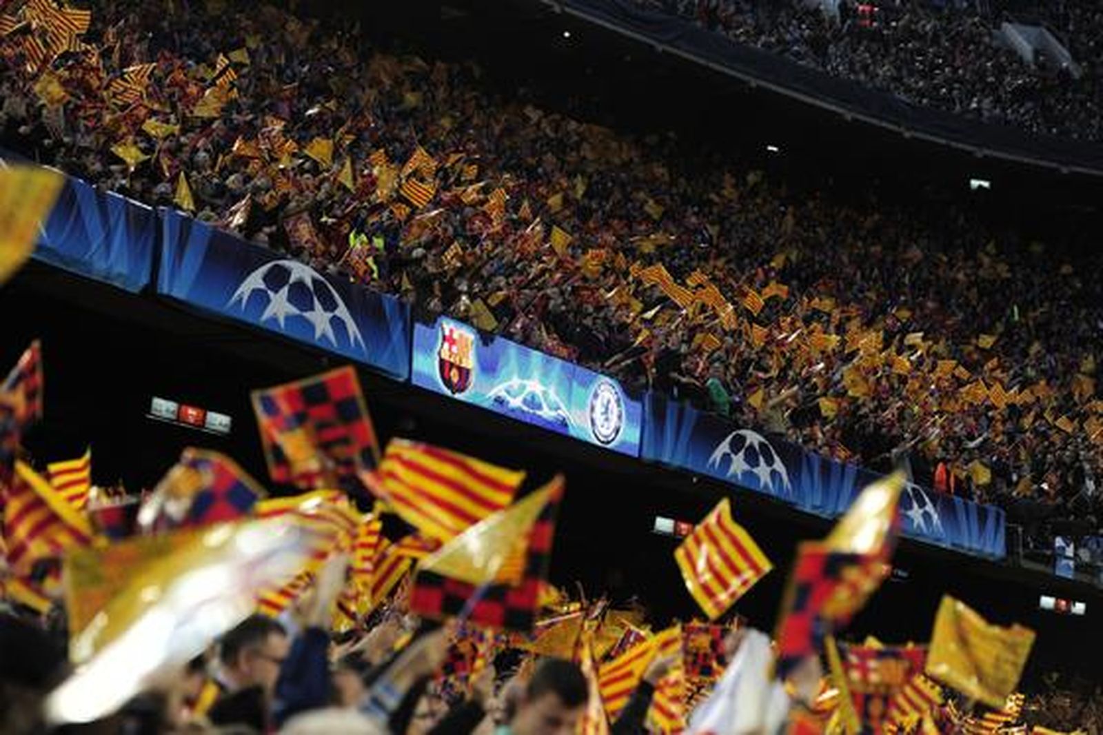 El Barcelona cae eliminado de la 'Champions' en semifinales ante el Chelsea (2-2). / AFP