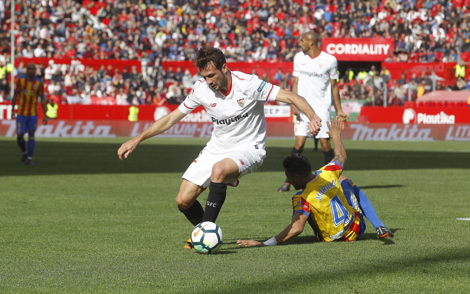 El Sevilla FC-Valencia, en imágenes