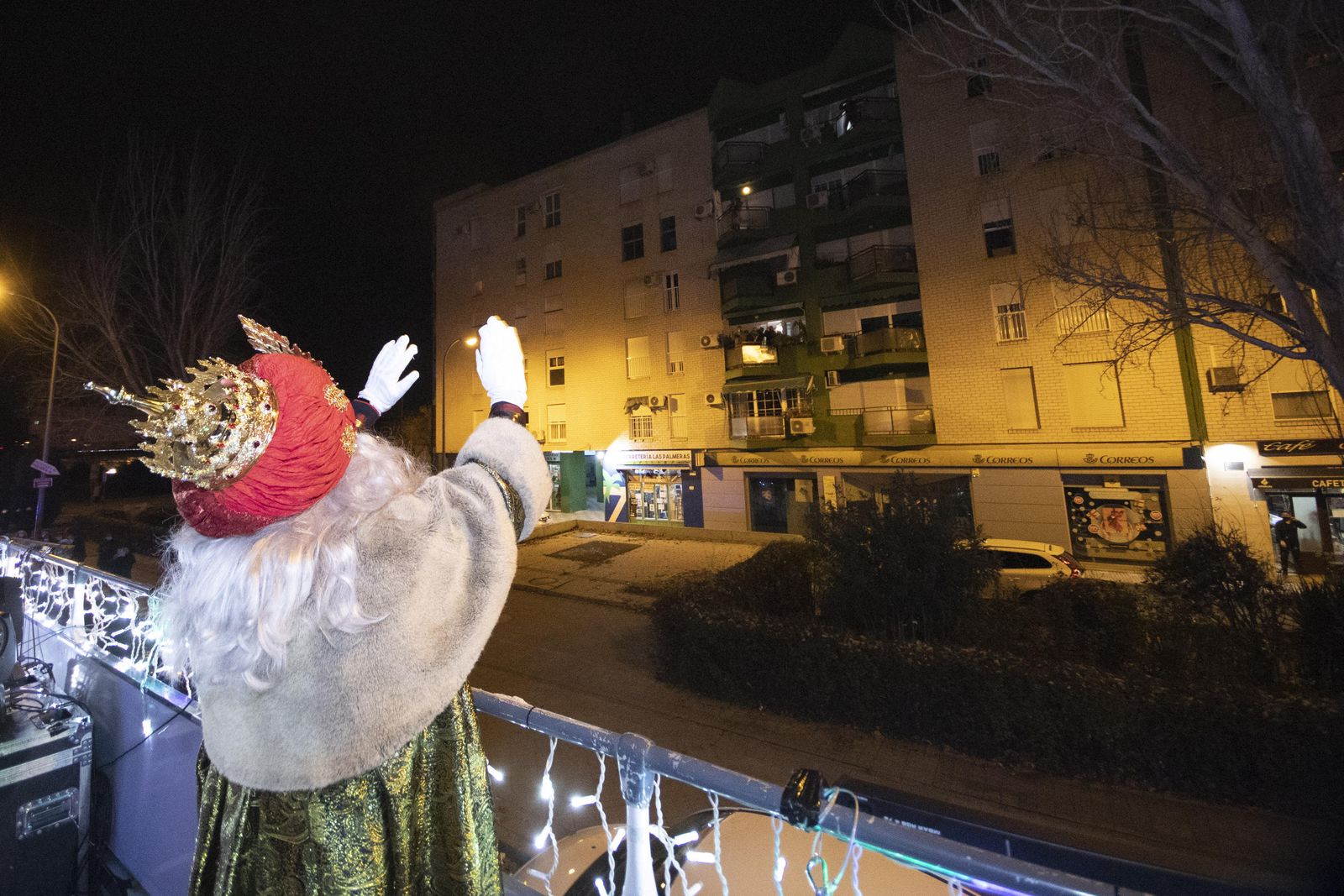 Imagen de archivo del paso de Melchor por Granada el año pasado