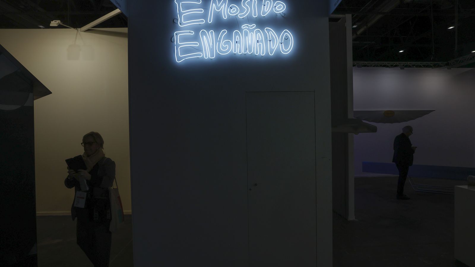 Vista de la obra "Emosido engañado" 2023, de Marco Godoy.