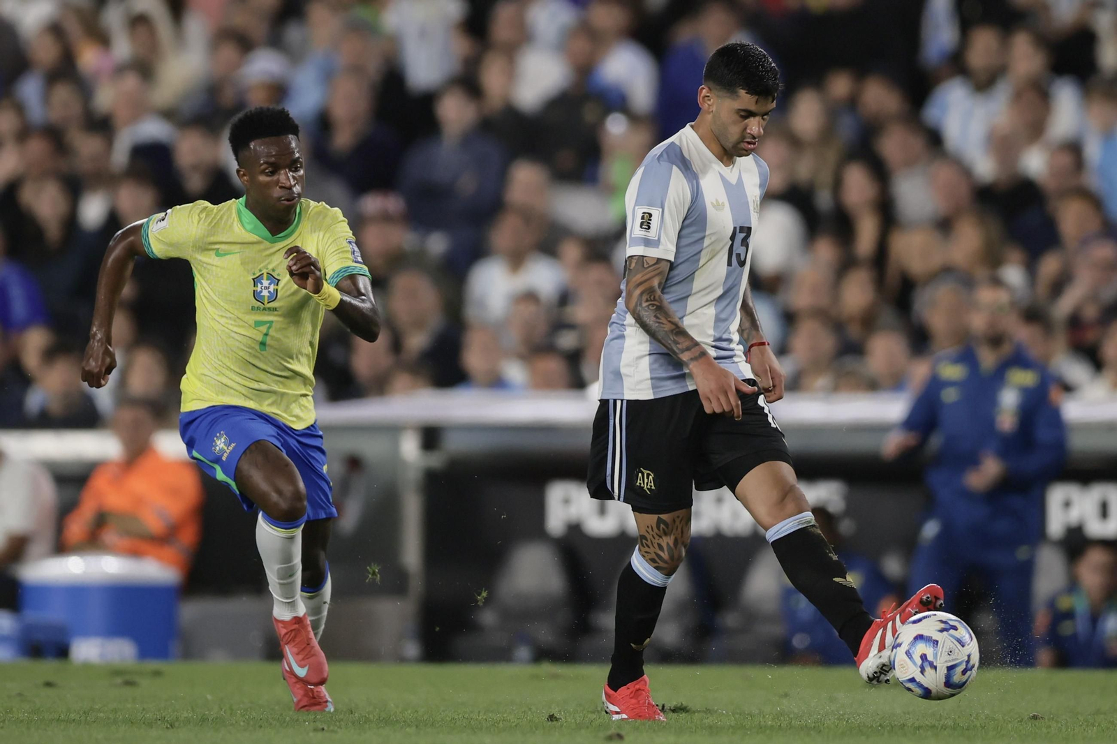 Las fotos del Argentina - Brasil