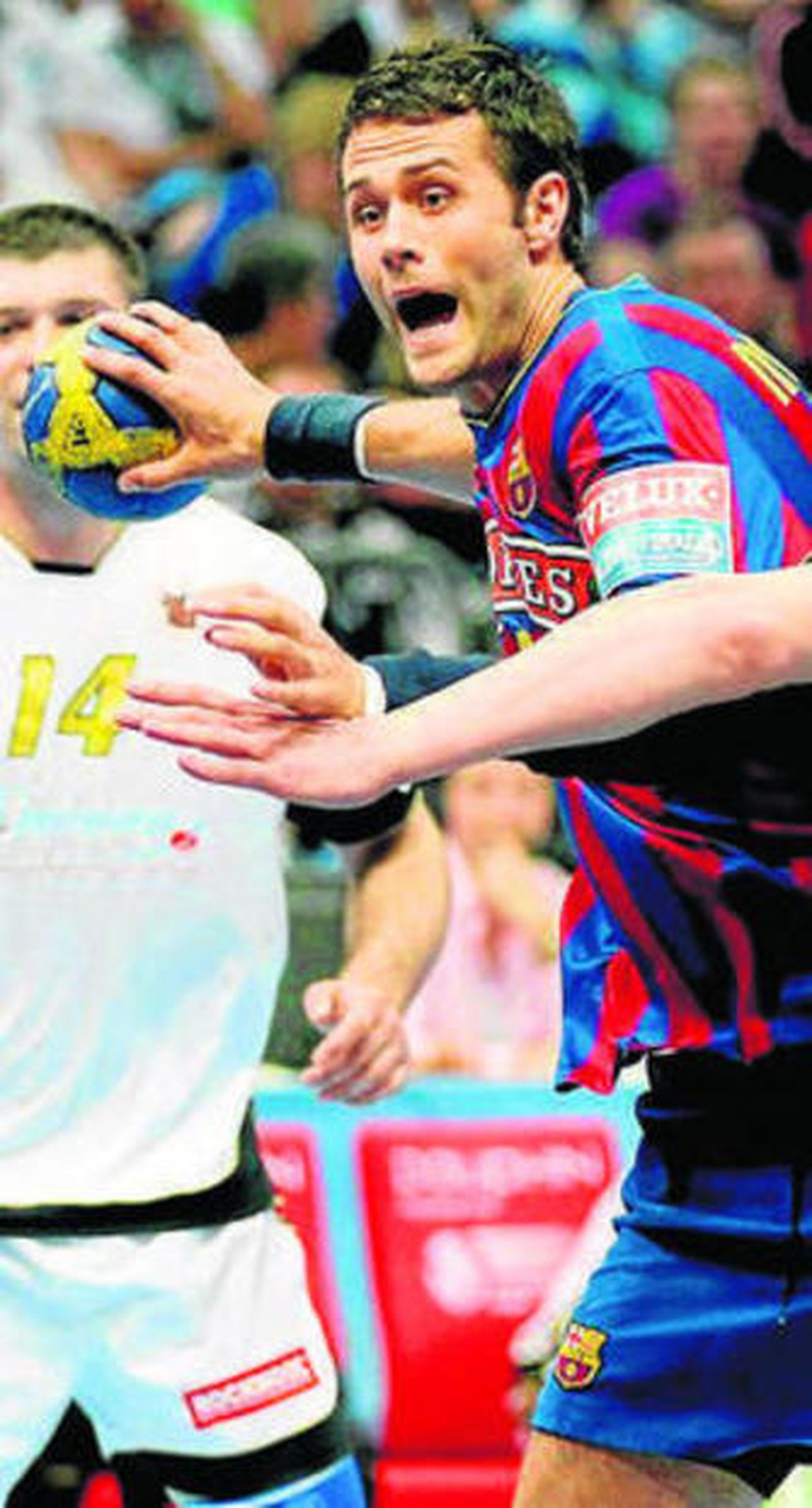 El azulgrana Noddesbo.