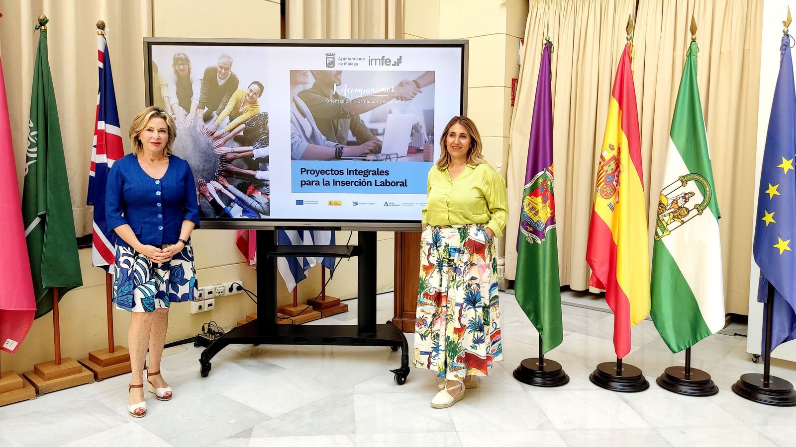 Presentación del proyecto en Málaga T-Acompañamos del SAE.