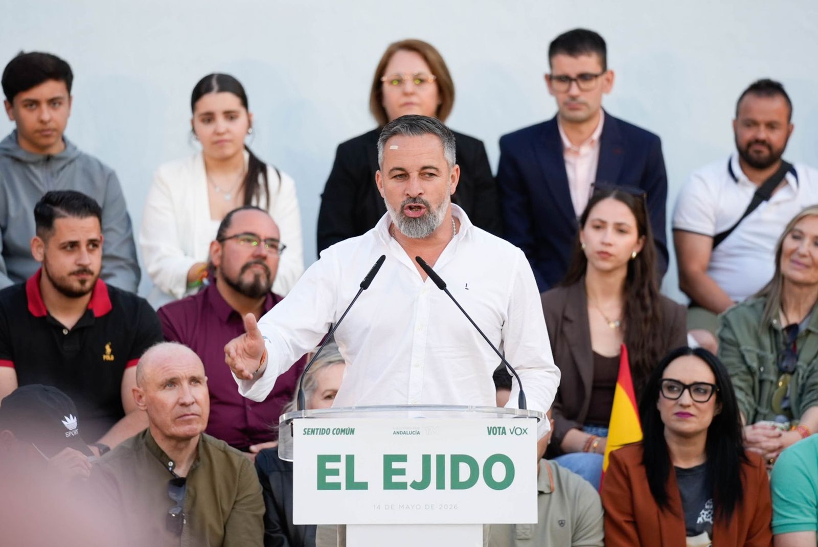 Las imágenes del acto público de Vox con Santiago Abascal en El Ejido