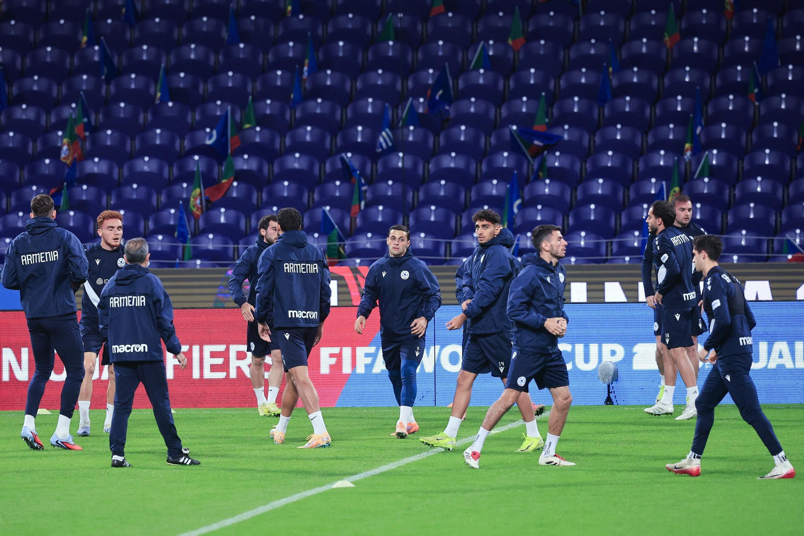 Jugadores de Armenia.