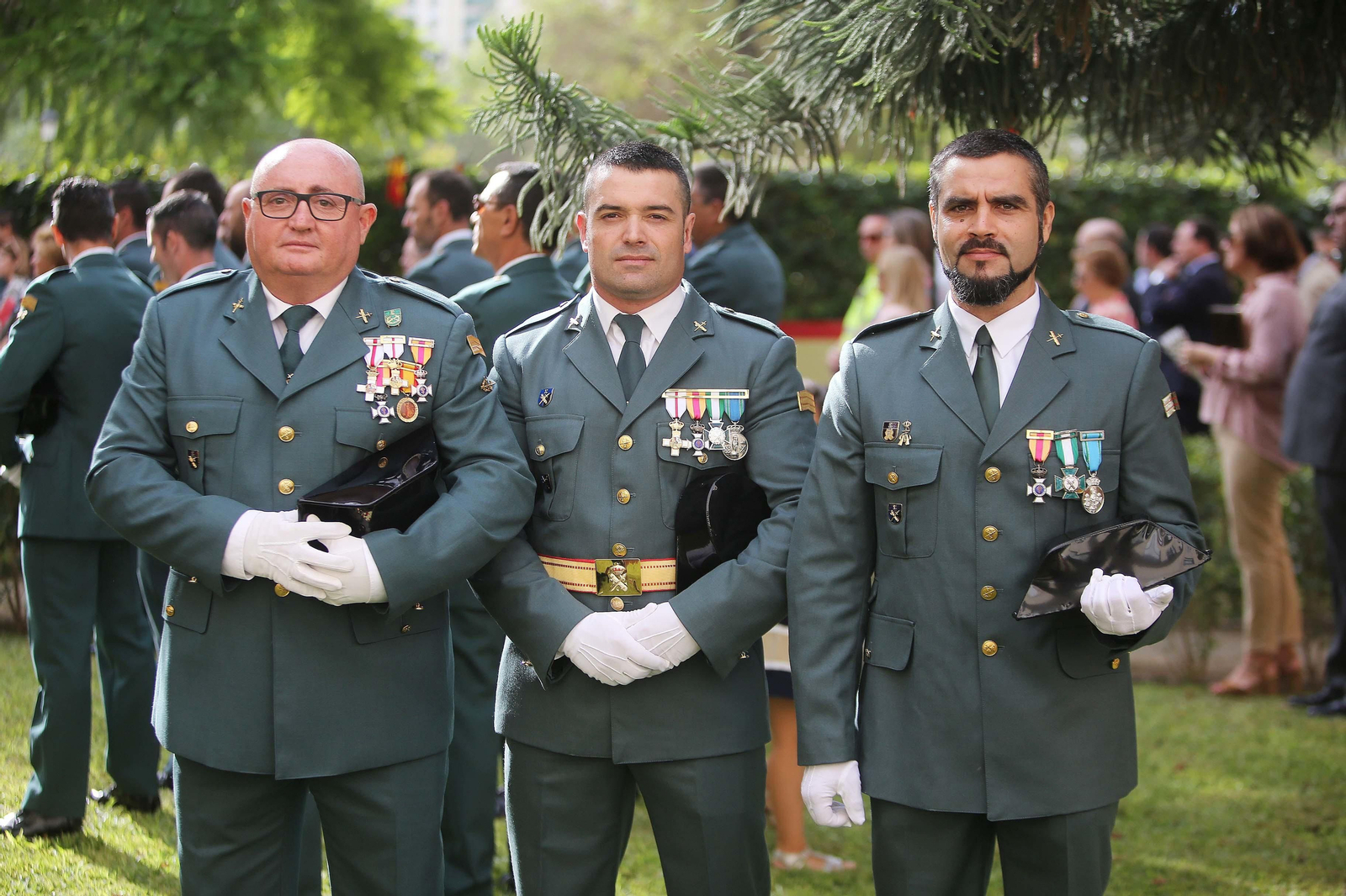 Imágenes del acto de la Guardia Civil