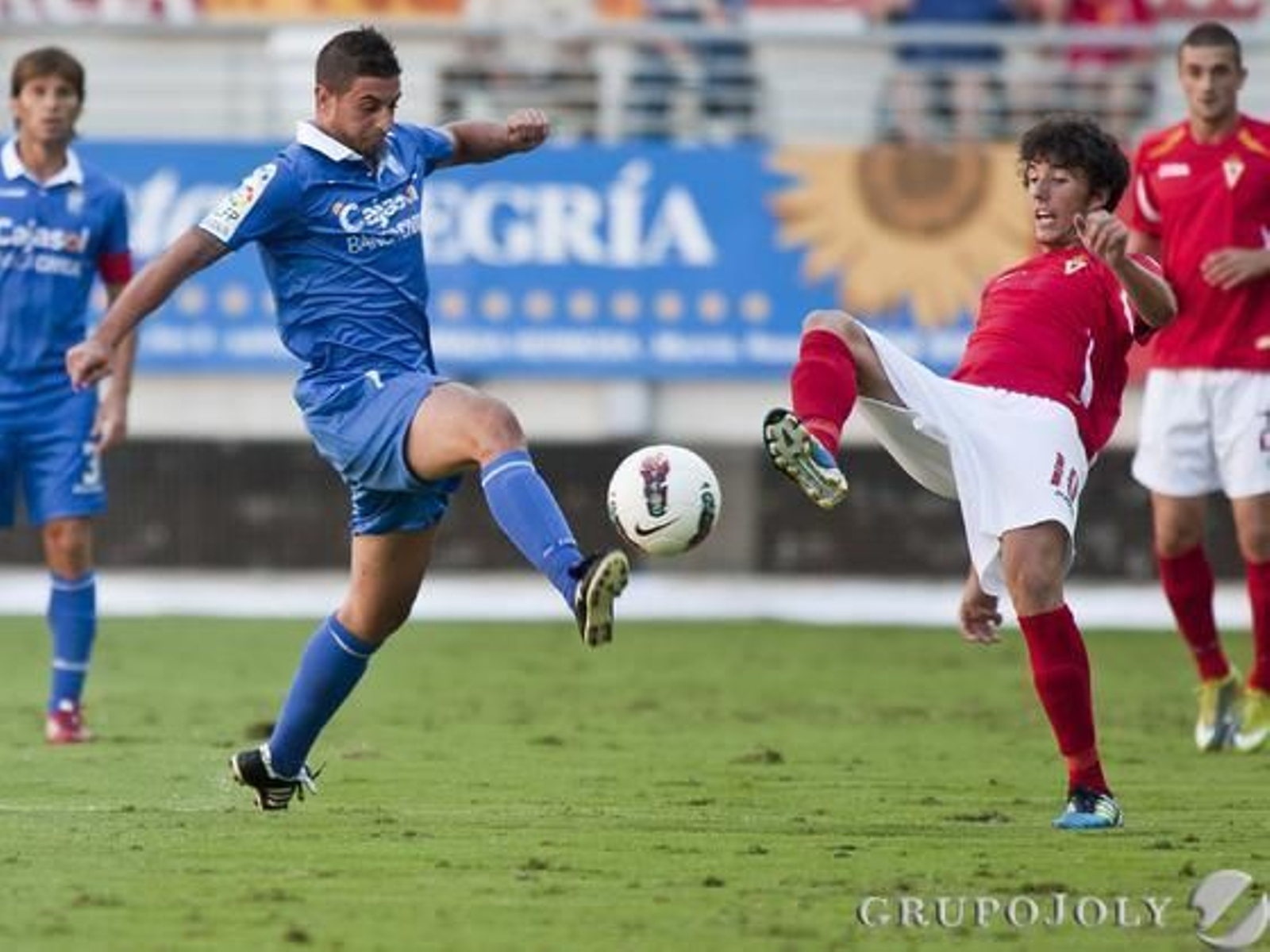 Murcia y Xerez Deportivo empatan sin goles en La Nueva Condomina.   Foto: Pascu Mendez (LOF)