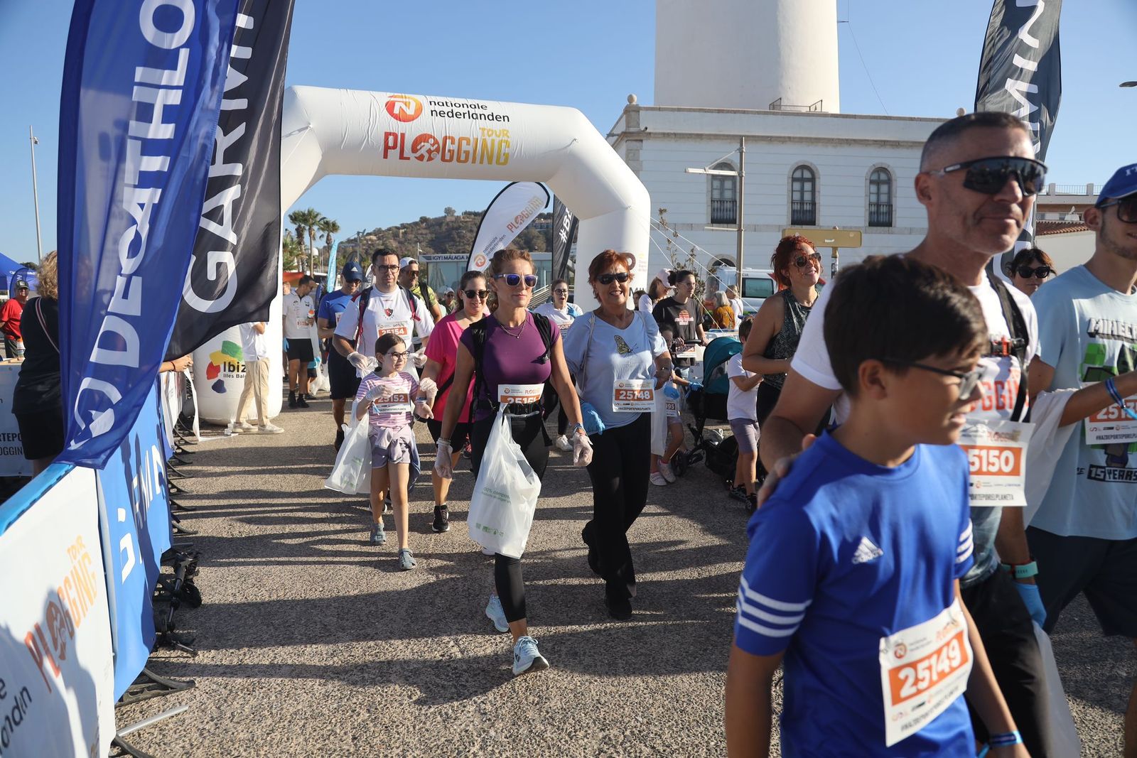 El Nationale-Nederlanden Plogging Tour de Málaga, en fotos