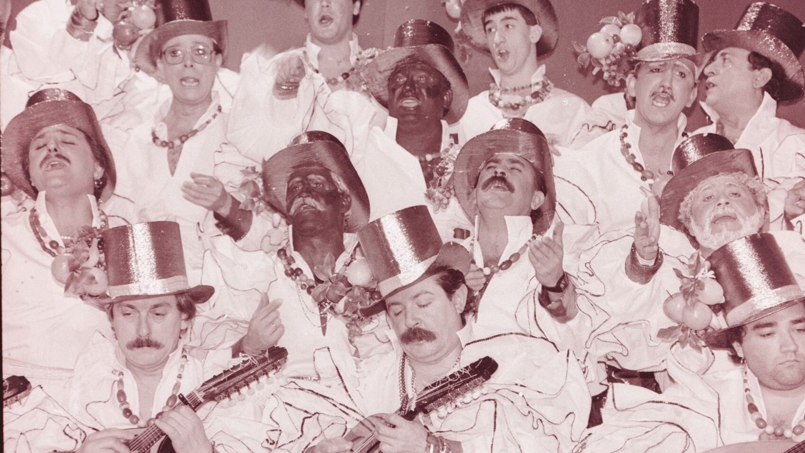 El coro 'La torcida', de 1988.