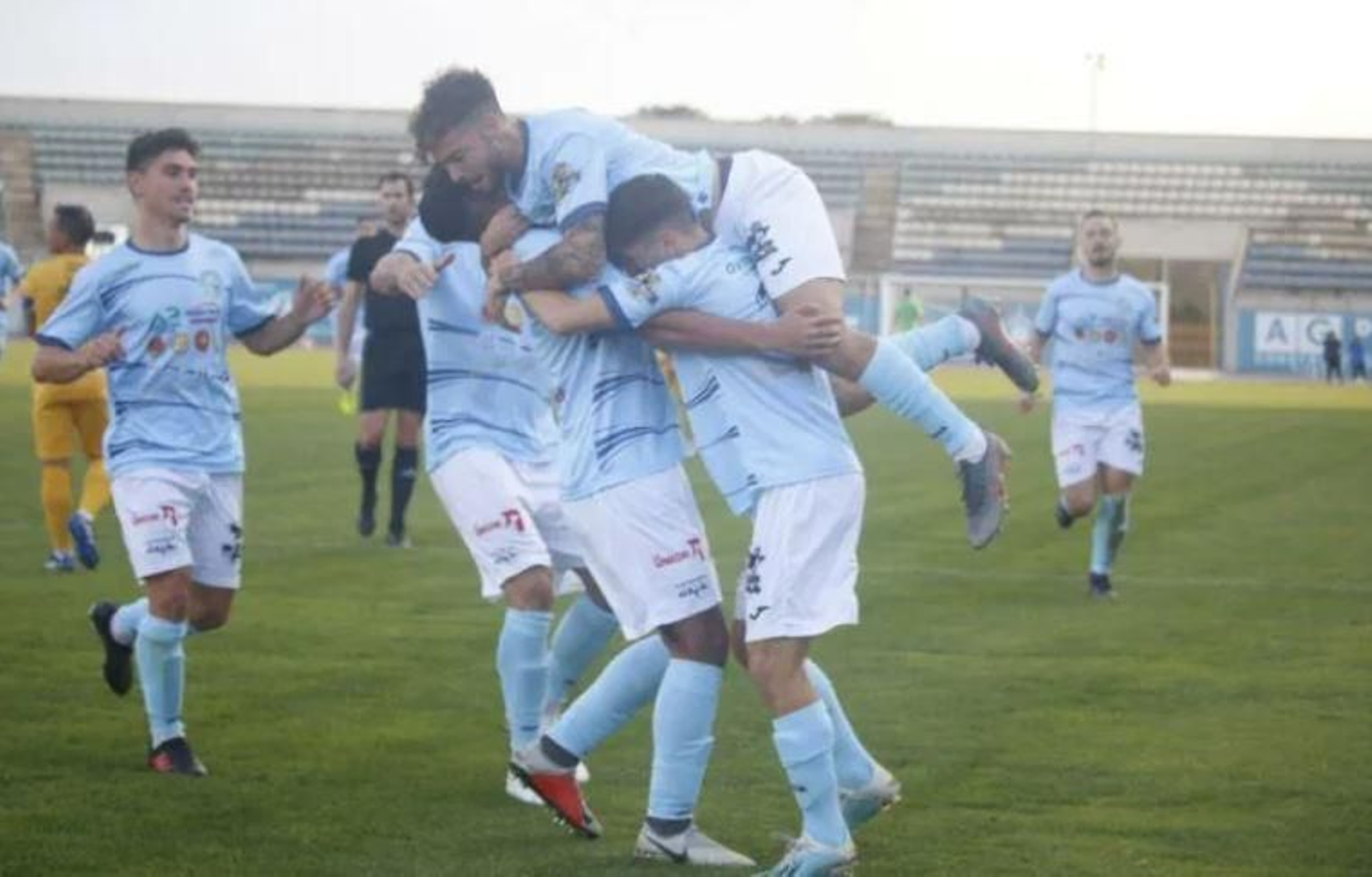 Celebración de un gol.