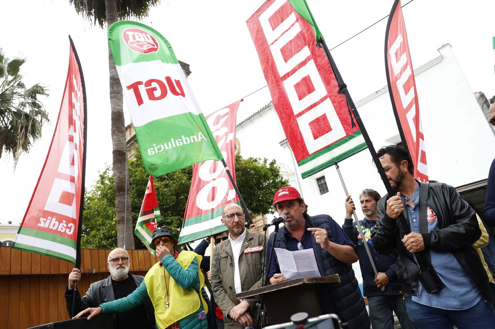 Fotos de la manifestación del Primero de Mayo en Algeciras