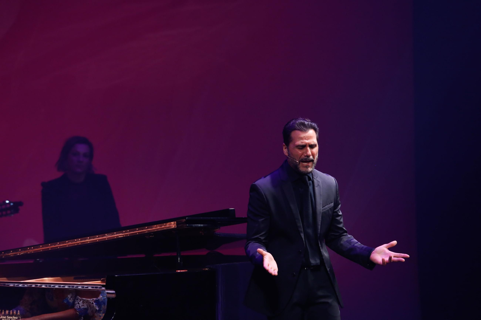 Fotos del recital de piano de Diego Amador y Reina Gitana en la Bienal Canela de San Roque
