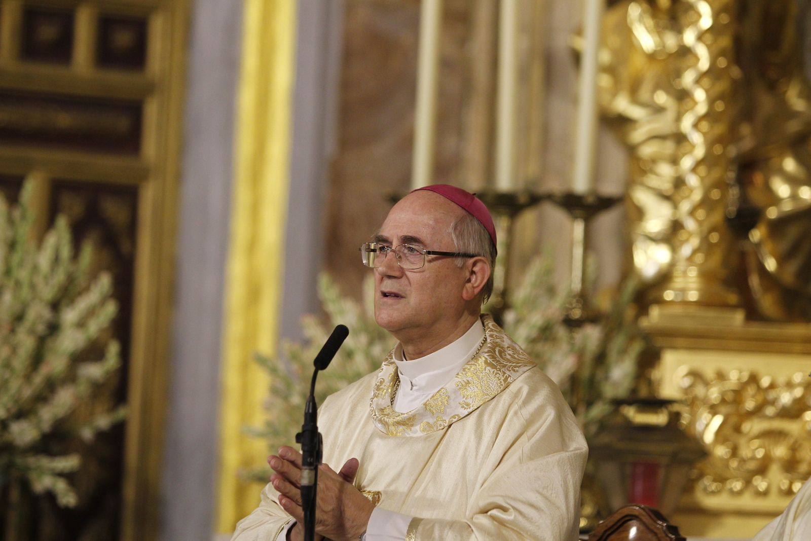El obispo presidió la Solemne Eucaristía.