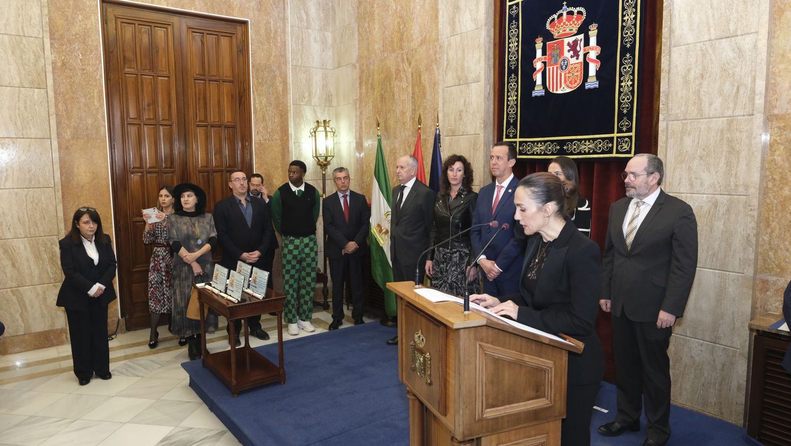 Imágenes del acto del Día de la Constitución en la Subdelegación del Gobierno de Almería