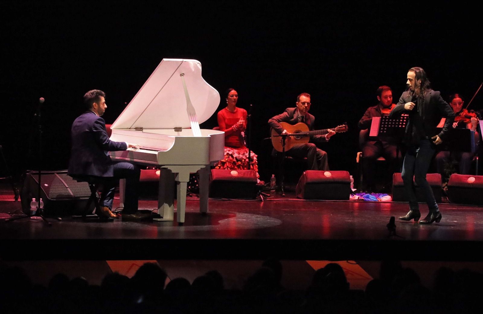 Diego Valdivia, durante el concierto.