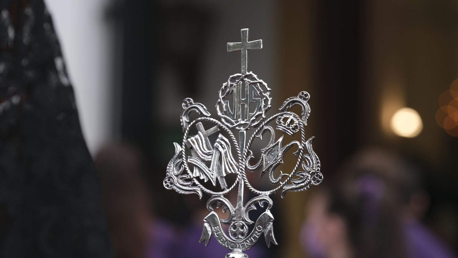 Procesión del Encuentro en Almería, en imágenes.