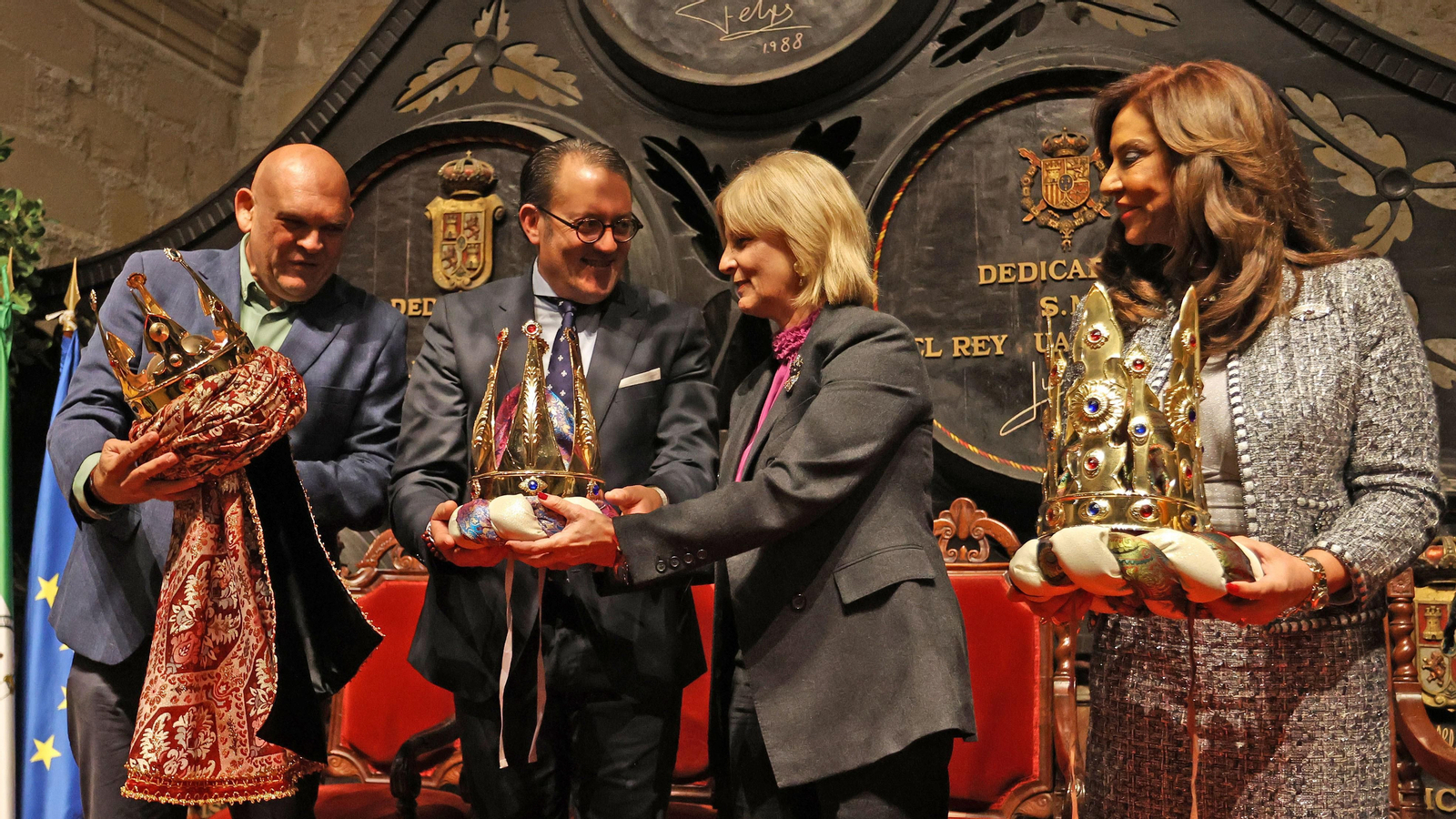Presentación de los Reyes Magos 2024 de Jerez en Bodegas González Byass