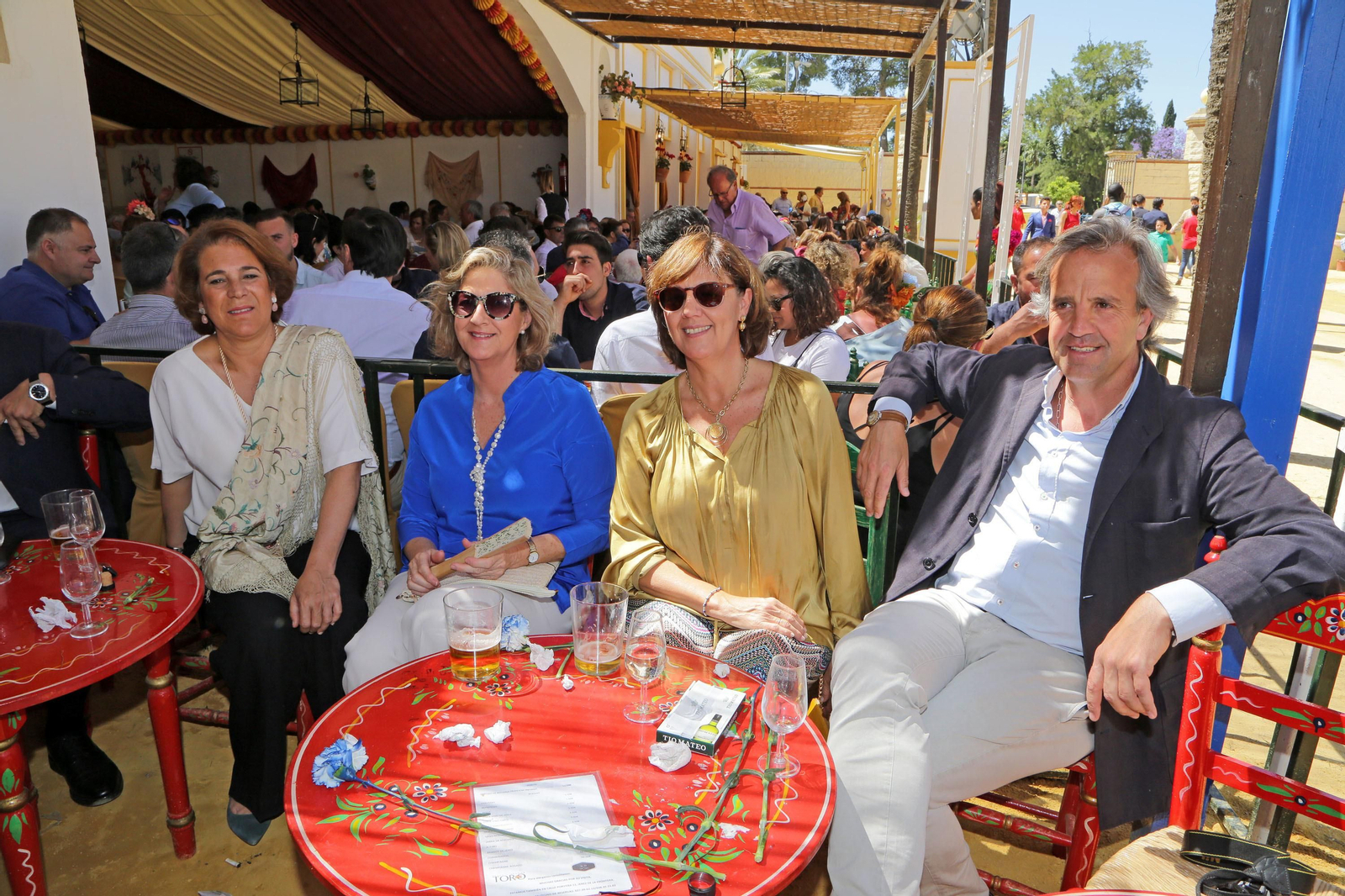 Coqui y Pilar Dávila, Marta Dodero e Ignacio Casas de Ciria