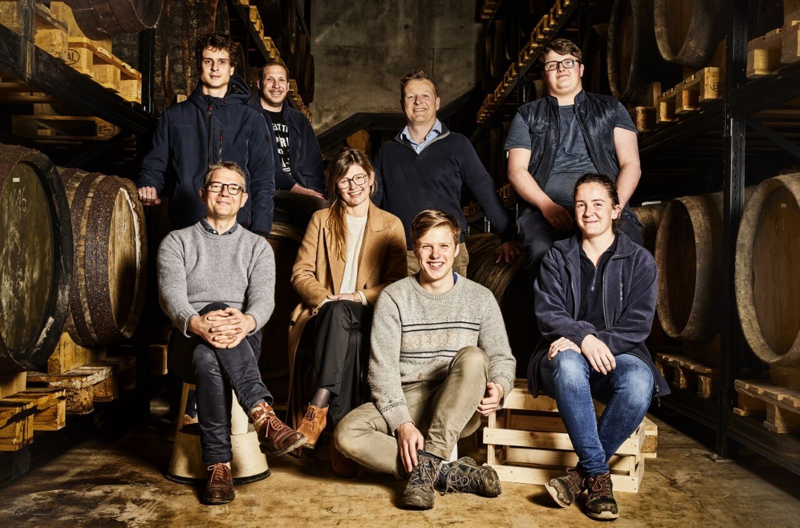 El equipo de la firma Michel Courveur